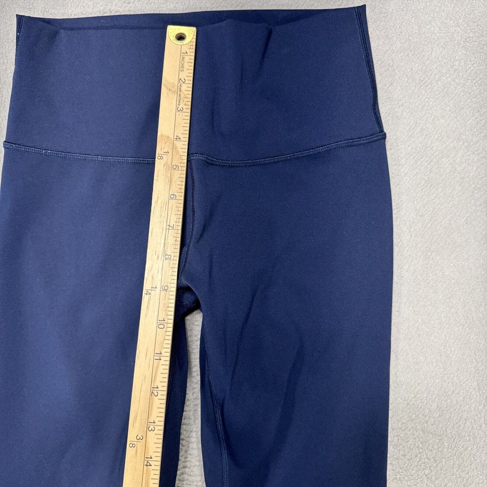 Lululemon Wunder Train High Rise Tight 24x25 Blue Leggings Crop‎ Athleisure Gym - Picture 4 of 10